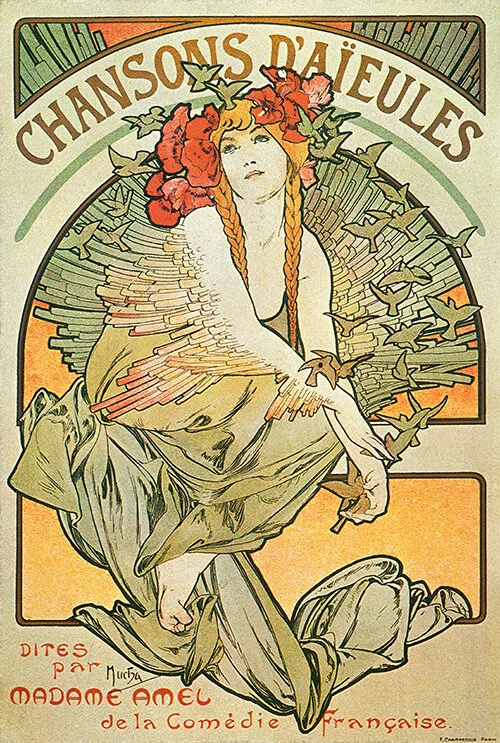 ミュシャ FLIRT リトグラフ 額装Alphonse Mucha118/300 ミュシャ FLIRT リトグラフ 額装Alphonse Mucha118/300 Alphonse